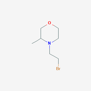 4-(2-Bromoethyl)-3-methylmorpholine