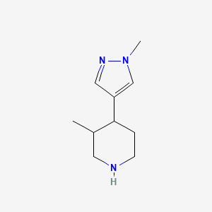 3-Methyl-4-(1-methyl-1H-pyrazol-4-YL)piperidine