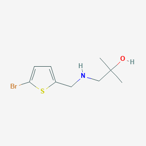 1-{[(5-Bromothiophen-2-yl)methyl]amino}-2-methylpropan-2-ol