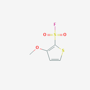 molecular formula C5H5FO3S2 B13255913 3-Methoxythiophene-2-sulfonyl fluoride 