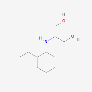 2-[(2-Ethylcyclohexyl)amino]propane-1,3-diol