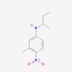 molecular formula C11H16N2O2 B13255987 N-(Butan-2-yl)-3-methyl-4-nitroaniline 