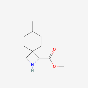 molecular formula C11H19NO2 B13255995 Methyl 7-methyl-2-azaspiro[3.5]nonane-1-carboxylate 