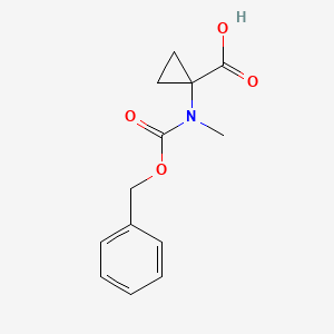 1-{[(Benzyloxy)carbonyl](methyl)amino}cyclopropane-1-carboxylic acid