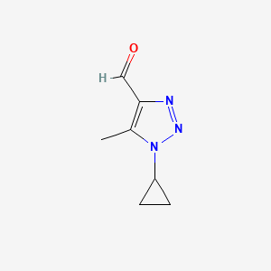 1-Cyclopropyl-5-methyl-1H-1,2,3-triazole-4-carbaldehyde