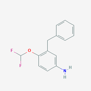 3-Benzyl-4-(difluoromethoxy)aniline