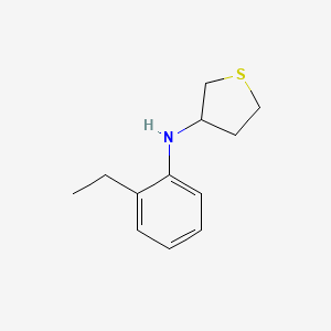 N-(2-ethylphenyl)thiolan-3-amine