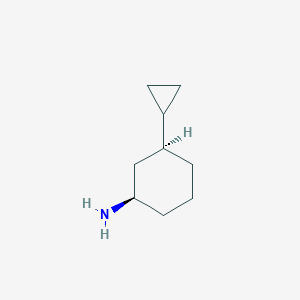 rel-(1R,3S)-3-Cyclopropylcyclohexan-1-amine