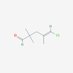 5-Chloro-2,2,4-trimethylpent-4-enal