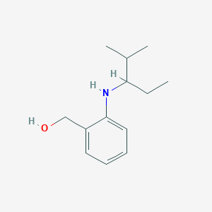 {2-[(2-Methylpentan-3-yl)amino]phenyl}methanol