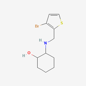 2-{[(3-Bromothiophen-2-yl)methyl]amino}cyclohexan-1-ol