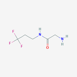 2-amino-N-(3,3,3-trifluoropropyl)acetamide