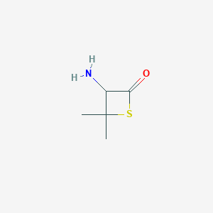 3-Amino-4,4-dimethylthietan-2-one