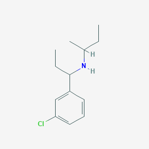 (Butan-2-yl)[1-(3-chlorophenyl)propyl]amine