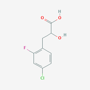 3-(4-Chloro-2-fluorophenyl)-2-hydroxypropanoic acid