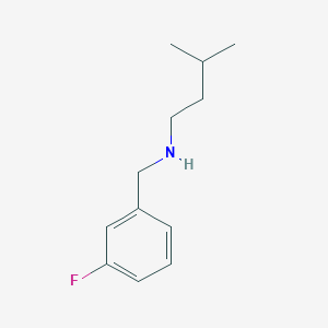 [(3-Fluorophenyl)methyl](3-methylbutyl)amine