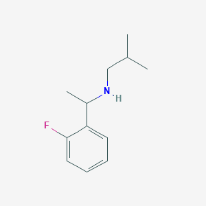 [1-(2-Fluorophenyl)ethyl](2-methylpropyl)amine