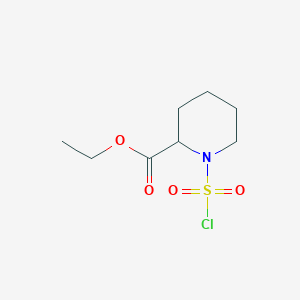 Ethyl 1-(chlorosulfonyl)piperidine-2-carboxylate