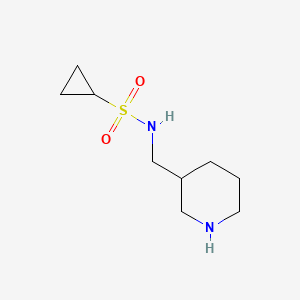 N-(piperidin-3-ylmethyl)cyclopropanesulfonamide