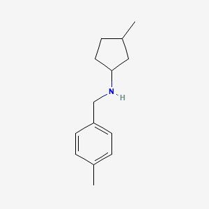 3-methyl-N-[(4-methylphenyl)methyl]cyclopentan-1-amine