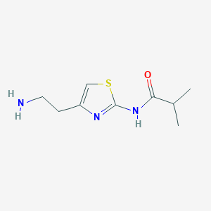 N-[4-(2-Aminoethyl)-1,3-thiazol-2-YL]-2-methylpropanamide