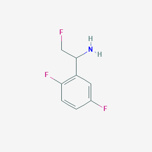 1-(2,5-Difluorophenyl)-2-fluoroethan-1-amine