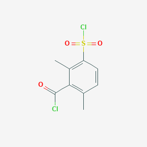 3-(Chlorosulfonyl)-2,6-dimethylbenzoyl chloride