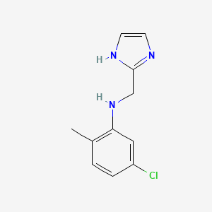 5-chloro-N-(1H-imidazol-2-ylmethyl)-2-methylaniline