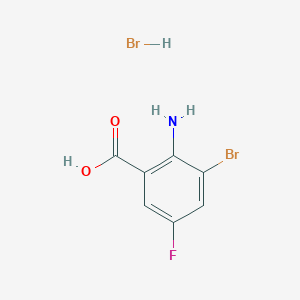 2-Amino-3-bromo-5-fluorobenzoic acid hydrobromide