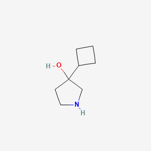 3-Cyclobutylpyrrolidin-3-ol