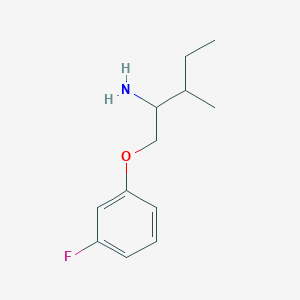 1-[(2-Amino-3-methylpentyl)oxy]-3-fluorobenzene