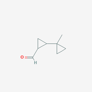 2-(1-Methylcyclopropyl)cyclopropane-1-carbaldehyde