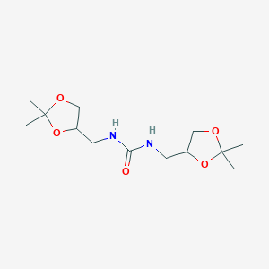 molecular formula C13H24N2O5 B132565 1,3-双[(2,2-二甲基-1,3-二氧戊环-4-基)甲基]脲 CAS No. 159390-20-2