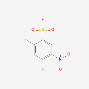 4-Fluoro-2-methyl-5-nitrobenzene-1-sulfonyl fluoride