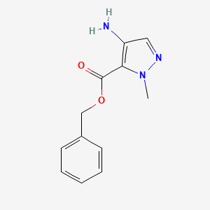 Benzyl 4-amino-1-methyl-1H-pyrazole-5-carboxylate