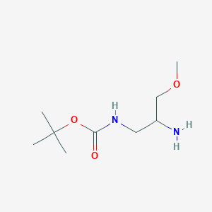 Tert-butyl N-(2-amino-3-methoxypropyl)carbamate