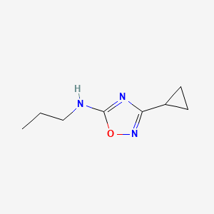 3-cyclopropyl-N-propyl-1,2,4-oxadiazol-5-amine