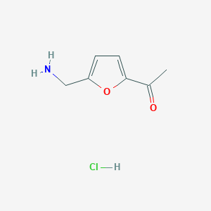 1-[5-(Aminomethyl)furan-2-yl]ethan-1-one hydrochloride