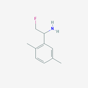 1-(2,5-Dimethylphenyl)-2-fluoroethan-1-amine