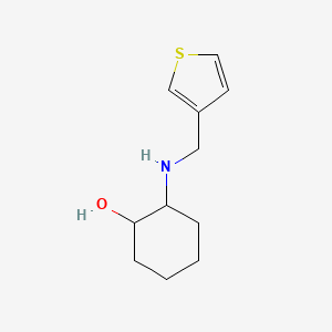 2-[(Thiophen-3-ylmethyl)amino]cyclohexan-1-ol