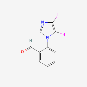 2-(4,5-Diiodo-1H-imidazol-1-yl)benzaldehyde