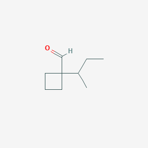 1-(Butan-2-yl)cyclobutane-1-carbaldehyde