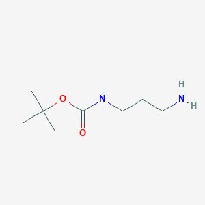 molecular formula C9H20N2O2 B132567 N-(3-氨基丙基)-N-甲基氨基甲酸叔丁酯 CAS No. 150349-36-3