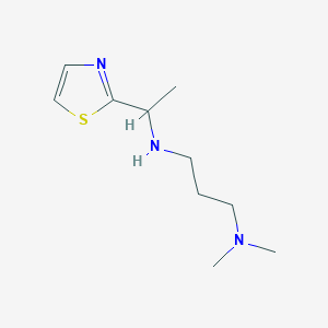 [3-(Dimethylamino)propyl][1-(1,3-thiazol-2-yl)ethyl]amine