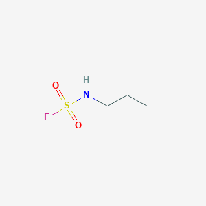 molecular formula C3H8FNO2S B13256726 N-Propylsulfamoyl fluoride 