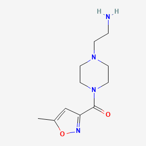 (2-(4-[(5-Methylisoxazol-3-YL)carbonyl]piperazin-1-YL)ethyl)amine