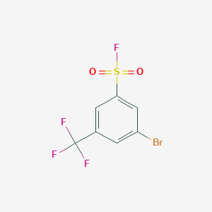 3-Bromo-5-(trifluoromethyl)benzene-1-sulfonyl fluoride