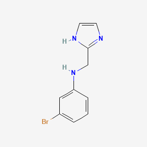 3-bromo-N-(1H-imidazol-2-ylmethyl)aniline