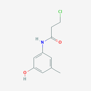 3-Chloro-N-(3-hydroxy-5-methylphenyl)propanamide