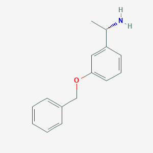 (1S)-1-[3-(benzyloxy)phenyl]ethan-1-amine